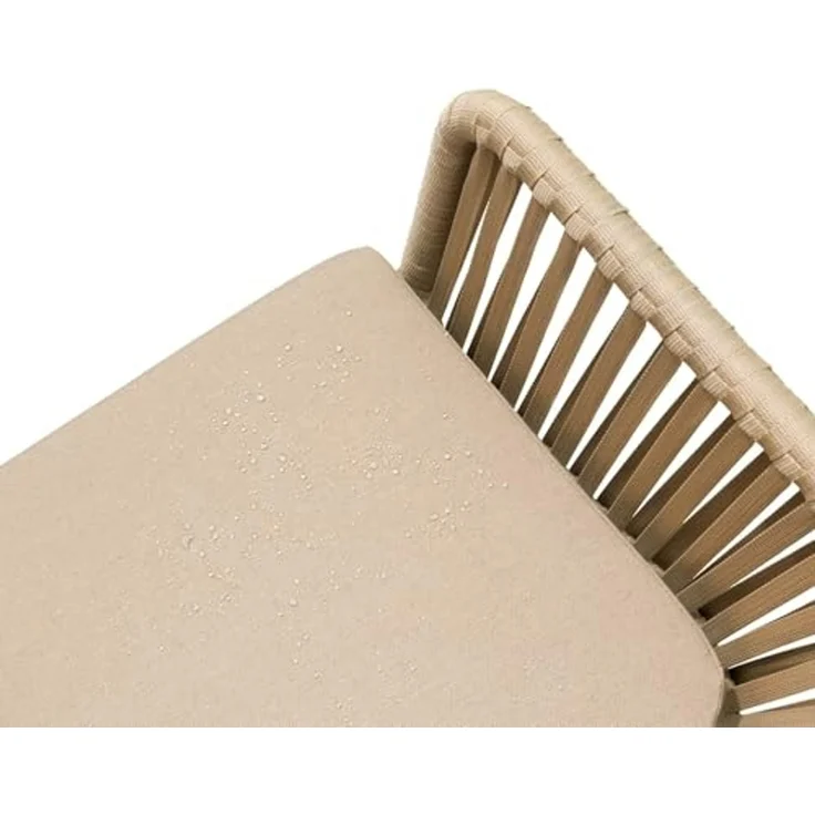 IDIMEX Garten-Essgruppe AFUERA, Gartenmöbelset für 8 Personen, wetterfester Materialmix Champagner – Bild 6