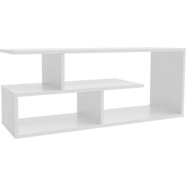 Shefa TV-Lowboard Eden 100 Weiß - Modernes TV-Regal 100cm Breite – Bild 3