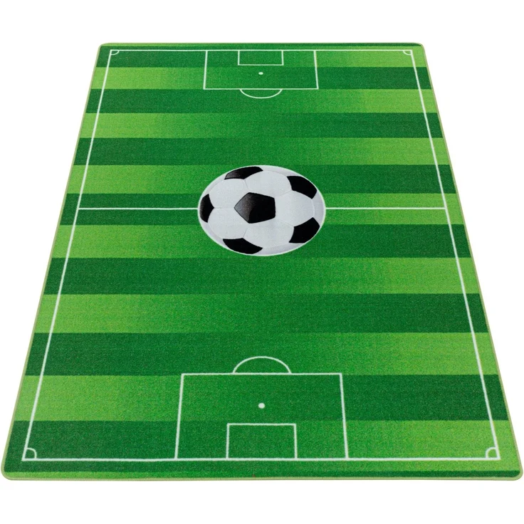 Ayyildiz Teppiche Kinderteppich PLAY 2911, rechteckig, Höhe: 6 mm, robuster Kurzflor, Fußball, Rasen,Kinderzimmer – Bild 5