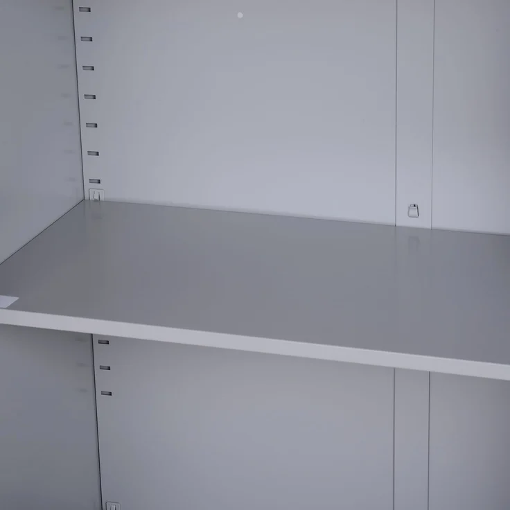 Aktenschrank Stahlschrank Mehrzweckschrank mit verstellbarem Regal und Schloss für Arbeitszimmer Wohnzimmer Grau--Grad--92.5x40x80cm--YOUDENOVA – Bild 10