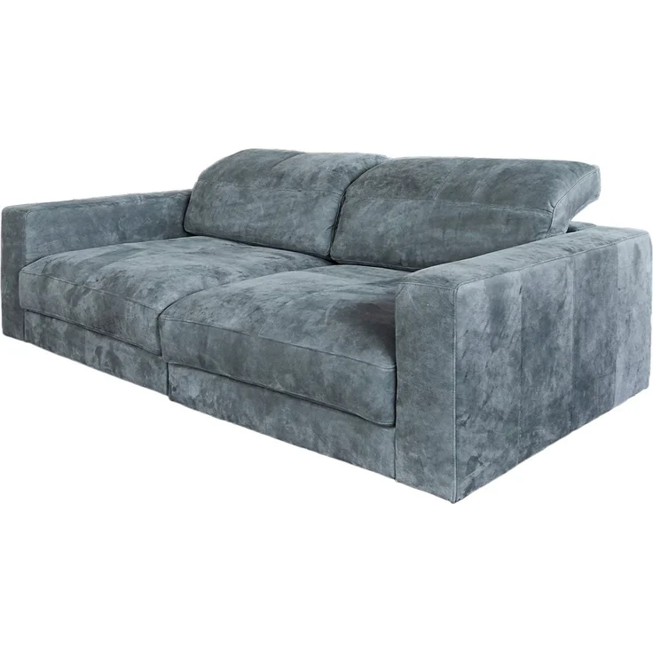 Sofa Ledersofa GIGANT 4 Sitzer Leder nobile anthrazit 86 x 148 x 295 cm – Bild 3
