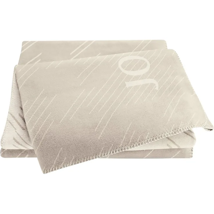 Wohndecke J! Select, 150 x 200 cm, Beige, Creme, JOOP!, wendbar, waschbar
