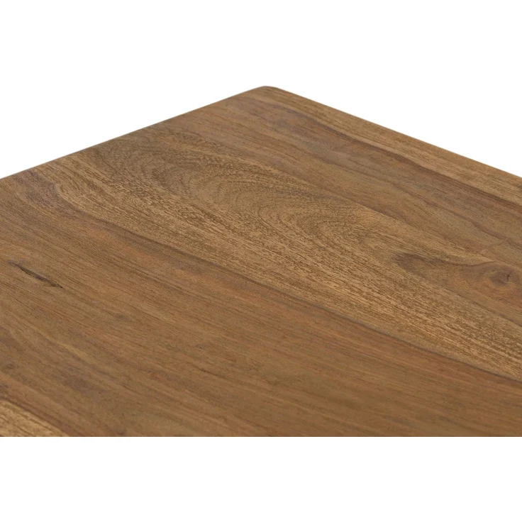 Highboard Sheesham 90 x 40 x 110 natur sandgestrahlt lackiert MALMÖ 2 #213 – Bild 3