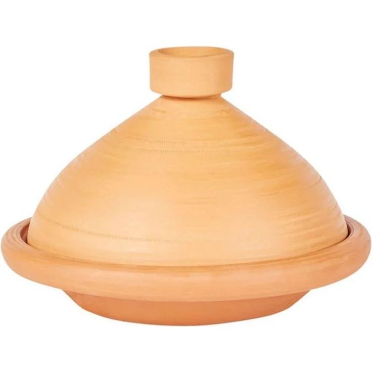 Marrakesch Orient & Mediterran Interior Dampfgartopf 2er Set ORIGINAL Tajine Tuareg Ø 27 cm + Nord-Afrikanische Küche Buch, (2-tlg), Handarbeit – Bild 1