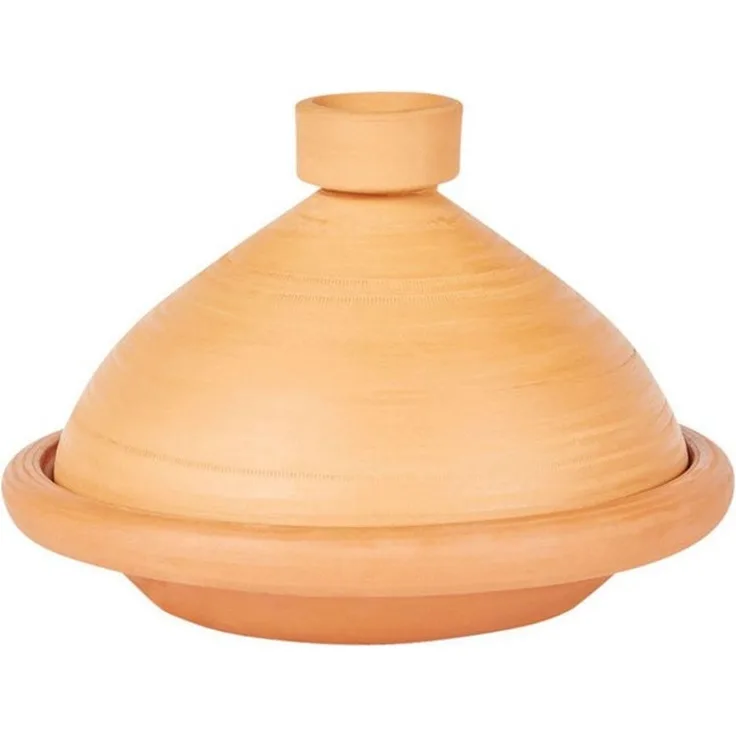 Marrakesch Orient & Mediterran Interior Dampfgartopf 2er Set ORIGINAL Tajine Tuareg Ø 27 cm + Nord-Afrikanische Küche Buch, (2-tlg), Handarbeit