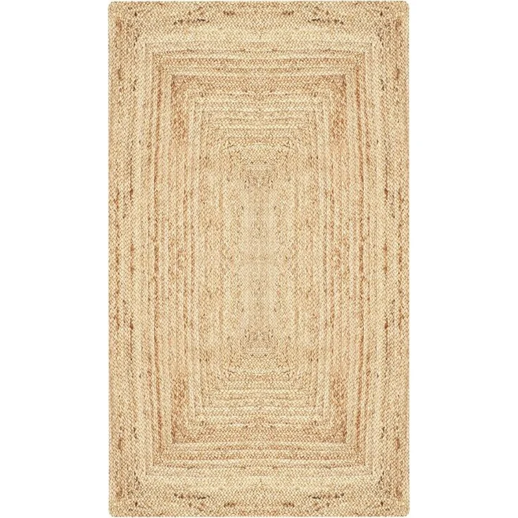 Marrakesch Orient & Mediterran Interior Teppich Jute Wohnzimmer Teppich Nora 120 x 170 cm, Handarbeit – Bild 5