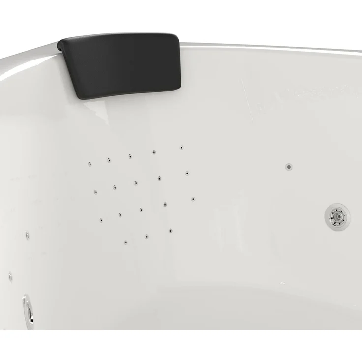 Deluxe Whirlpool Selene Ultra 140cm Made in Germany 80 Düsen & LED ohne Armatur : Ohne Armaturen – Bild 6