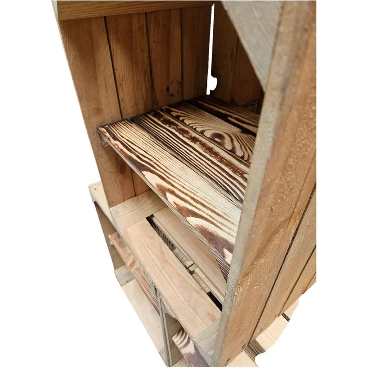 Holzkisten Vintage 3er Set 50 x 40 x 30cm Ablage kurz – Bild 7