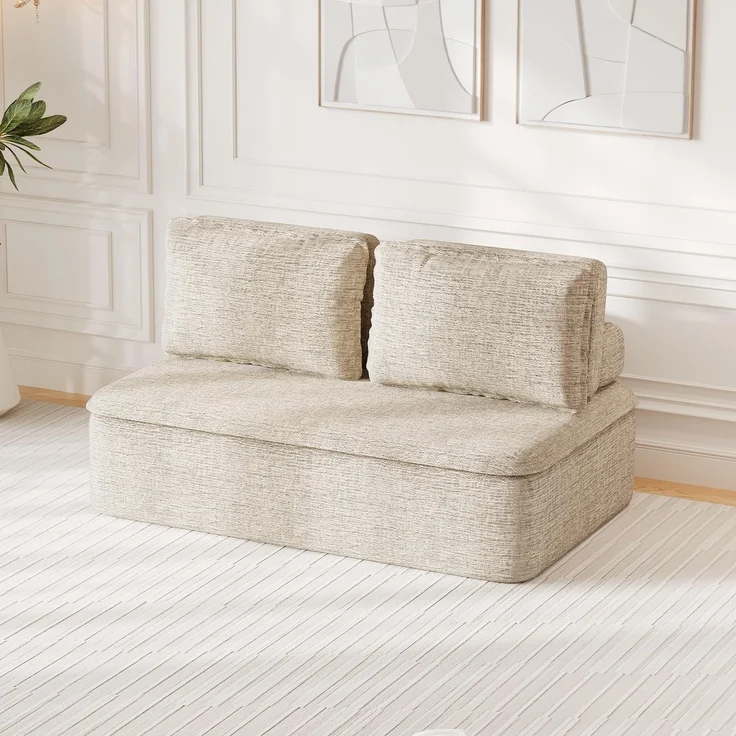 JUMMICO Modulares Sofa Wandelbares 1‑Sitzer‑Sofa Vakuumverpackt