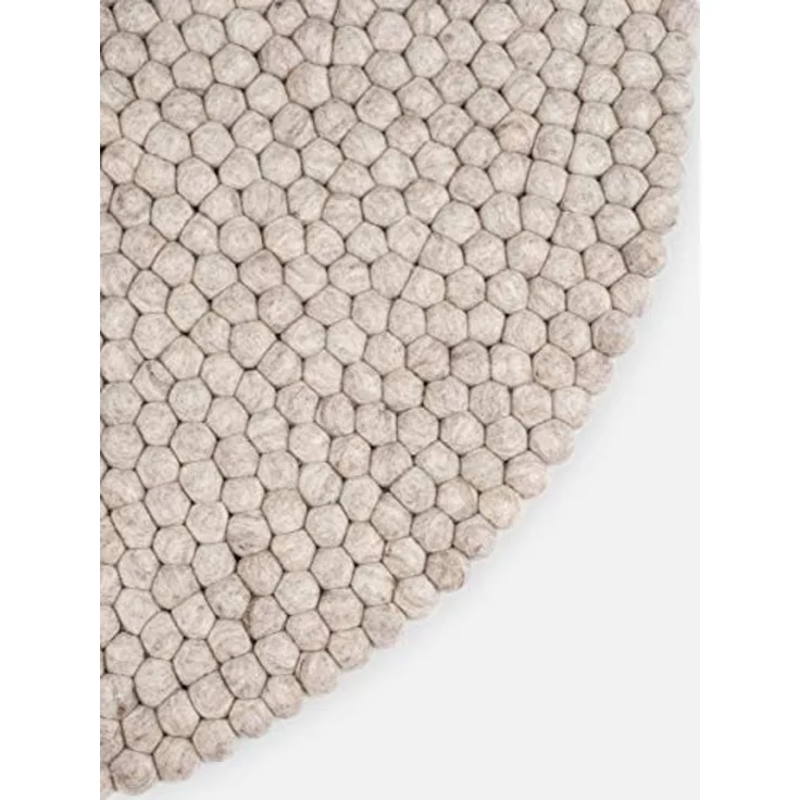 myfelt Wollteppich Béla Filzkugelteppich, 100% reine Schurwolle – Bild 6