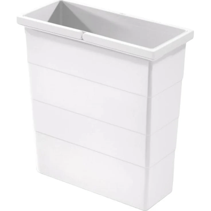 Hailo Inneneimer 1126899 weiß 12 Liter 320 x 156 x 295 mm 2 Henkel – Bild 1
