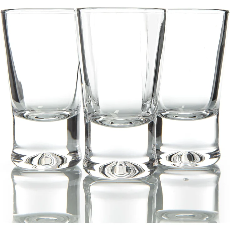 BigDean 12er Set Schnapsgläser 2cl - robuste + hochwertige Shotgläser aus Glas - spülmaschinenfest lebensmittelecht - standfest gegen Umkippen – Bild 1