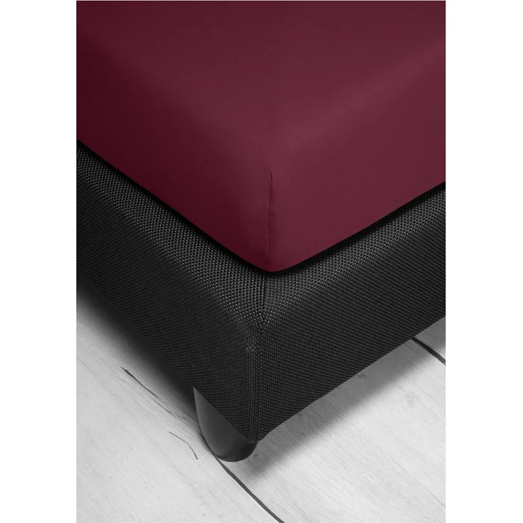 Irisette Premium Stretch Betttuch Royal 0003 weinrot 150x200 cm 3-65 weinrot – Bild 4