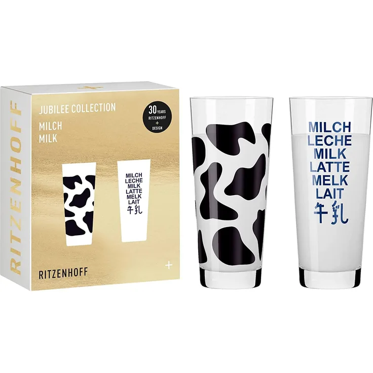 Ritzenhoff 6131001 Milchglas 2er-Set JUBILEE COLLECTION 2022