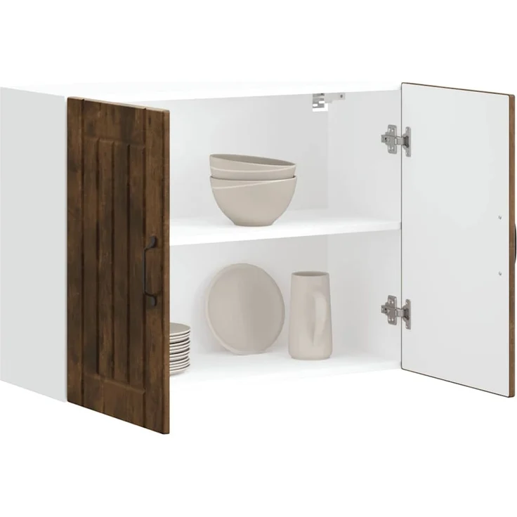 vidaXL Küchen-Hängeschrank Lucca Räuchereiche Holzwerkstoff 853832 – Bild 8