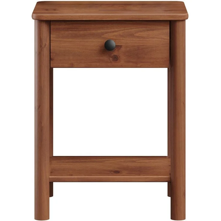 IDIMEX Nachtkommode APOANA, Nachttisch Nachtschrank modern Holz Kastanienfarben Nachtkommode skand – Bild 3