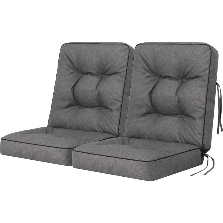 Bjird Bankauflage Venus 50 cm, 60 cm, 100 cm, 120 cm, 150 cm, 180 cm, (2 St), für Gartenbank und Hollywoodschaukel – Bild 1
