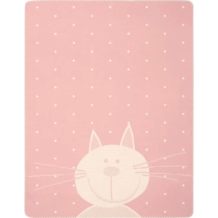 Wohndecke, Biederlack, 58% Baumwolle, 35% Polyacryl, 7% Polyester