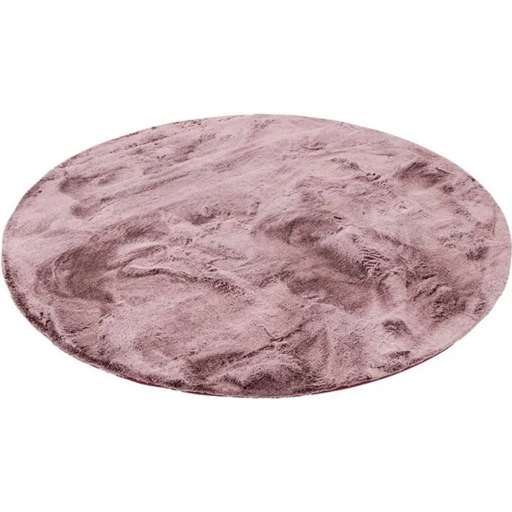 Pergamon Fellteppich Fellteppich Luxus Super Soft Plush Rund, Rund, Höhe: 25 mm – Bild 4