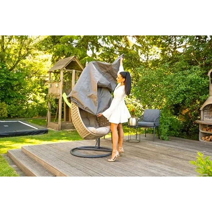Gardissimo 349863 Schutzhülle für Hängesessel Gartenmöbel Hängekorb Abdeckung – Bild 2