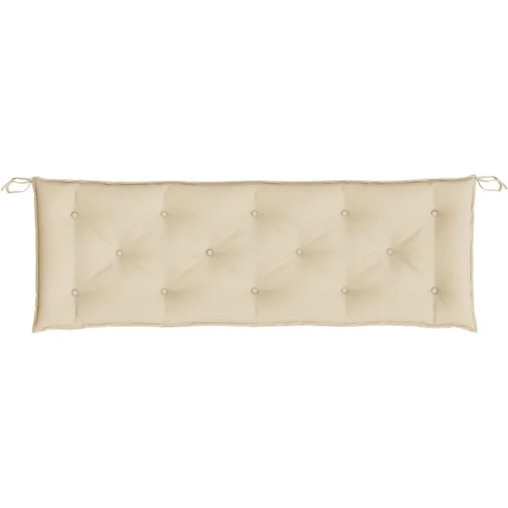 vidaXL Gartenbank-Auflagen 2 Stk. Beige 150x50x7 cm Oxford-Gewebe 361700 – Bild 5