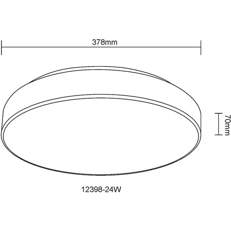 LED Deckenleuchte, CCT-Schalter, weiß, D 37,8 cm – Bild 7