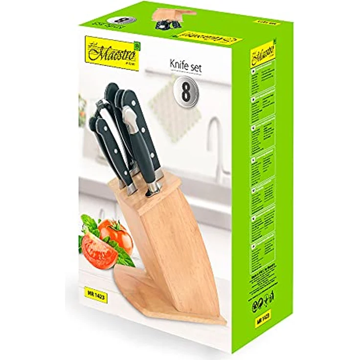 Maestro Maestro 8-teiliges Messerset im Block MR1423 – Bild 7