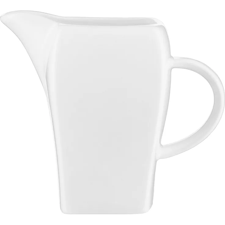 Dajar Milchkrug Welle 200 ml Ambition, Porzellan, Weiß, 11,4 x 6,3 x 9,8 cm
