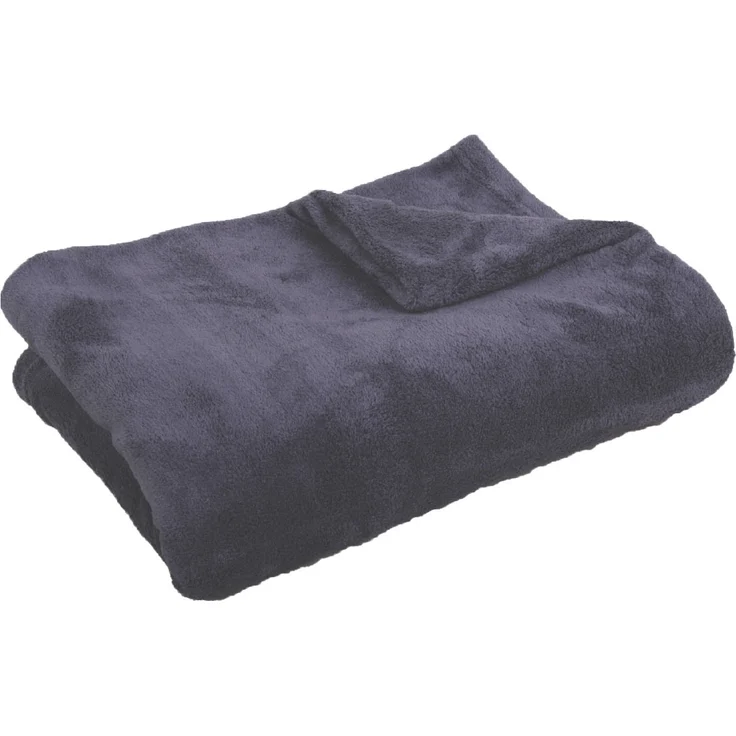 Kuscheldecke supersofte Tagesdecke vielseitig verwendbare Microfaser-Decke, flauschig und anschmiegsam in vielen verschiedenen modischen Farben erhältlich (anthrazit - dunkelgrau / 130x170 cm) – Bild 3