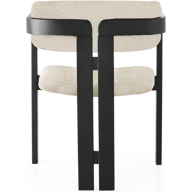 Skye Decor 'CO - 006' Stuhl, Hellgrau / Schwarz, 58 x 76 x 49 cm – Bild 2