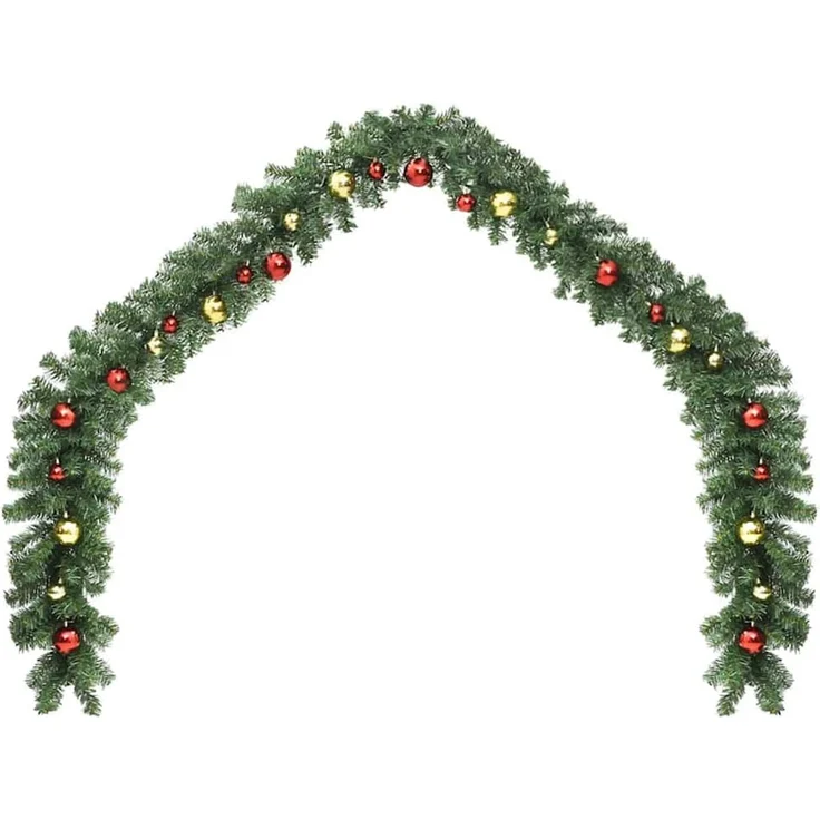 vidaXL Weihnachtsgirlande 2 stk. 600 LEDs Grün 20 m PVC 42016693 – Bild 4