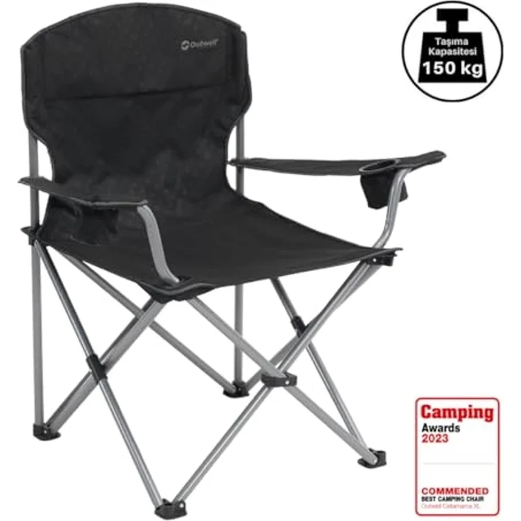 Outwell Catamarca XL 150 kg Campingstuhl 4 Bein(e) 4 1 kg Polyester Schwarz – Bild 5