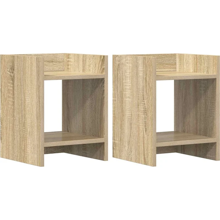 vidaXL Pflanzenständer 2 stk. Sonoma-Eiche 30 x 30 x 40 cm 899615 – Bild 2