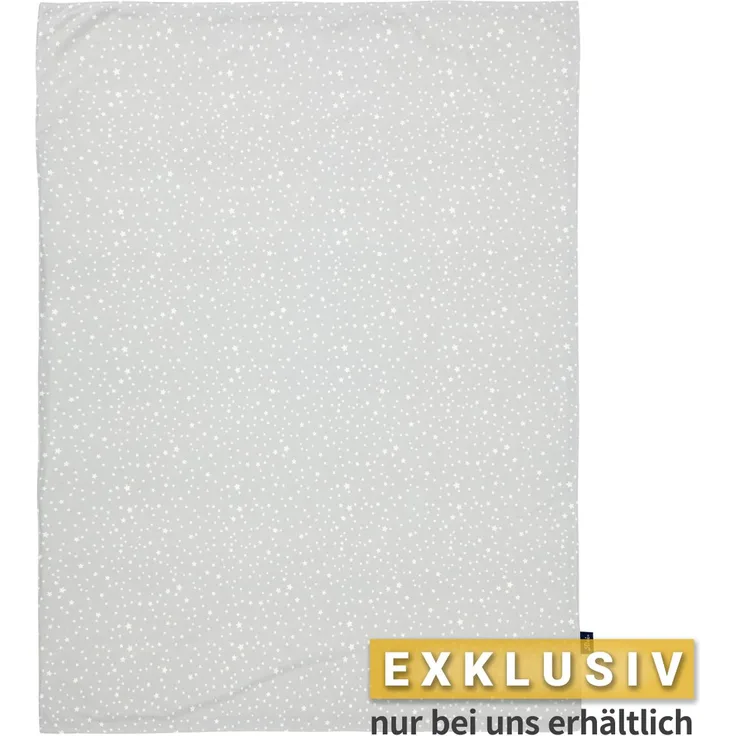 Alvi Babydecke / Kuscheldecke Jersey 75 x 100 cm - Sternenhimmel, 100% Bio-Baumwolle, schadstoffgeprüft, maschinenwaschbar