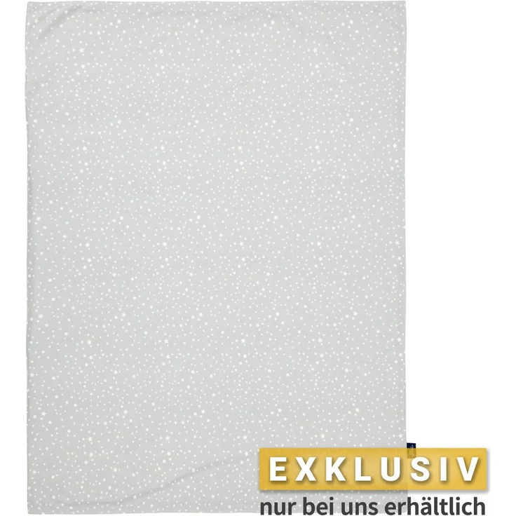 Alvi Babydecke / Kuscheldecke Jersey 75 x 100 cm - Sternenhimmel, 100% Bio-Baumwolle, schadstoffgeprüft, maschinenwaschbar