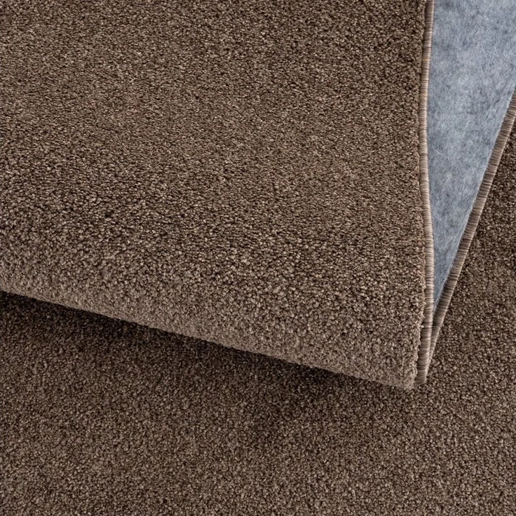 Jimri Moderner Teppich Wohnzimmer – Weich, Strapazierfähig & Pflegeleicht – Braun-Taupe, Rund & Rechteckig – Hochwertige Verarbeitung – Oeko-TEX Zertifiziert – Braun-Taupe, Läufer 80x250 cm. – Bild 3
