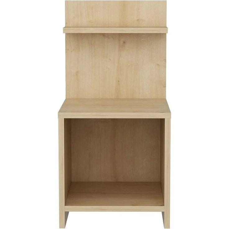 Calicosy Nachttisch mit 1 Fach Holzdekor Eiche H72 cm – ULLMAN - Helles Holz – Bild 1
