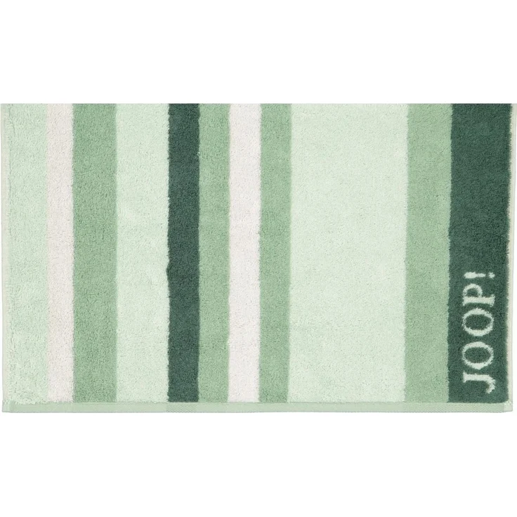 JOOP! Handtuch - Vibe, 50x100 cm, Walkfrottier, Baumwolle, Streifen Grün – Bild 2