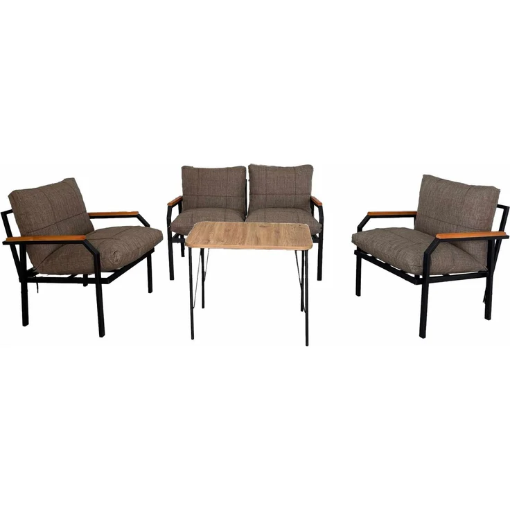 Skye Decor 'Alya - Mink' Garten-Lounge-Set, Nerz, 120 x 70 x 61 cm – Bild 6