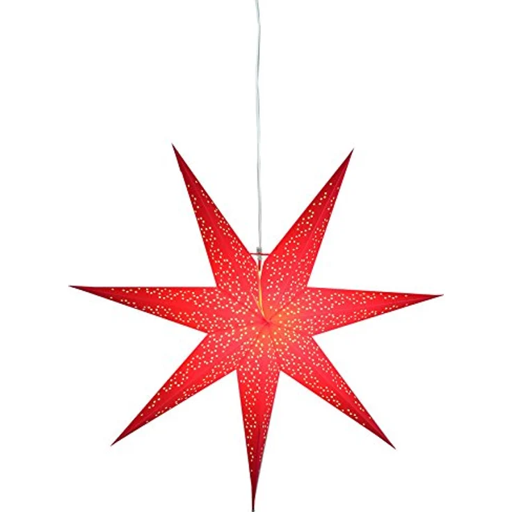 Best Season Papierstern "Dot", 70x70 cm, rot – Bild 2