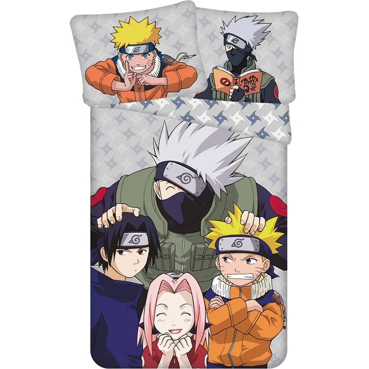 Naruto Design Kuschelige Bettwäsche Baumwolle, 140x200 cm & 70x90 cm – Bild 1