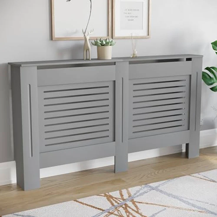Vida Designs Kommoden & Sideboards, Mitteldichte Holzfaserplatte, Grau, Groß – Bild 3