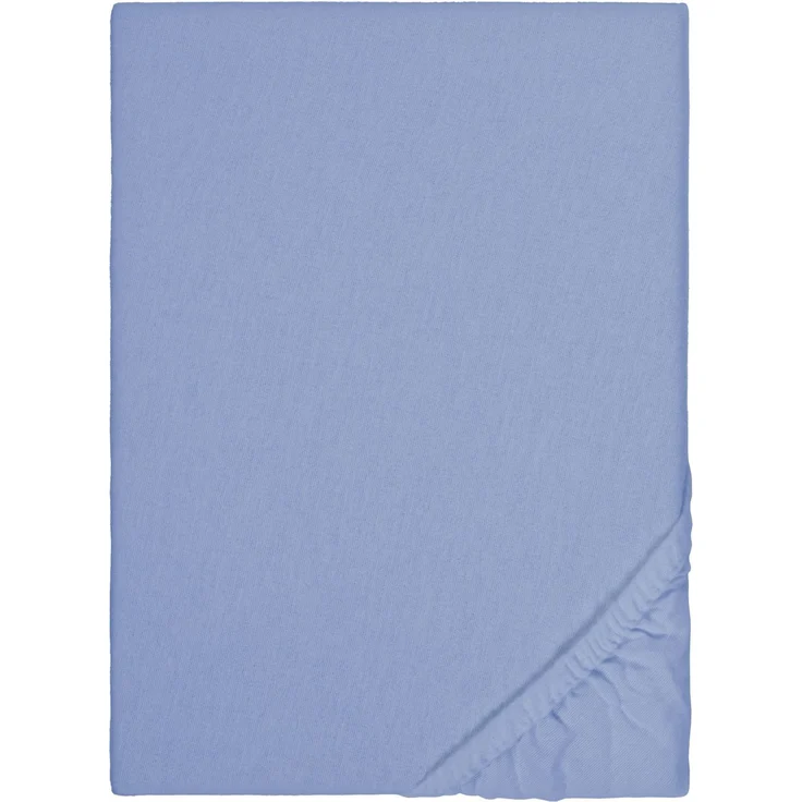 biberna Feinbiber-Spannbetttuch 0002744, blau, 1x 140x200 cm - 160x200 cm – Bild 5