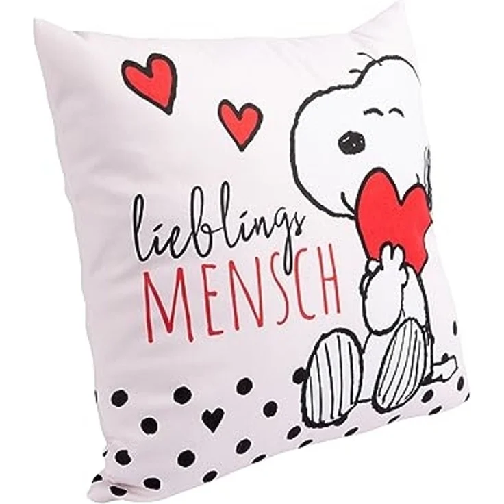 United Labels® Dekokissen Peanuts Snoopy - Lieblingsmensch – Bild 2