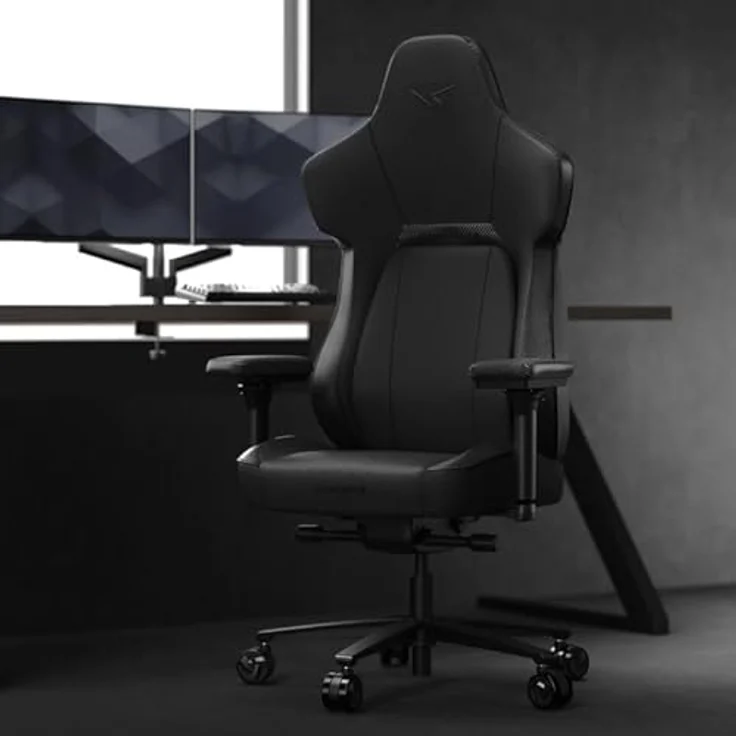 ThunderX3 CORE Moderner Gaming-Stuhl, Ergonomisch, SYNC6 Sechsfache Verstellbarkeit, CORED.RDY 360 Technologie, Abnehmbares Kopfstützenkissen, Vielseitige 3-in-1 Fußstütze, Blau – Bild 5