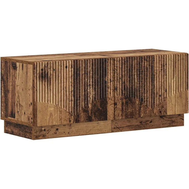 vidaXL LED-TV-Schrank HOORN 3 stk. Altholz Holzwerkstoff 3416849 – Bild 4
