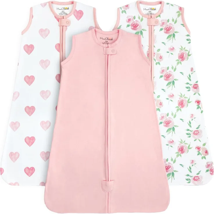 Mama Cheetah Baby Schlafsack, 0.5 TOG 100% Bio-Baumwolle, Ideal für den Sommer, Sommerschlafsack für Jungen und Mädchen, XL (18-24 Monat)