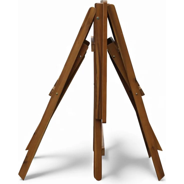 3-teiliges Balkonmöbel-Set aus Akazienholz, klappbar – Bild 5
