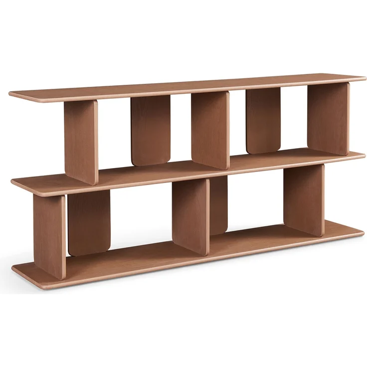 Standregal Gäljami 160x35x74 cm Walnussoptik [en. casa] – Bild 3