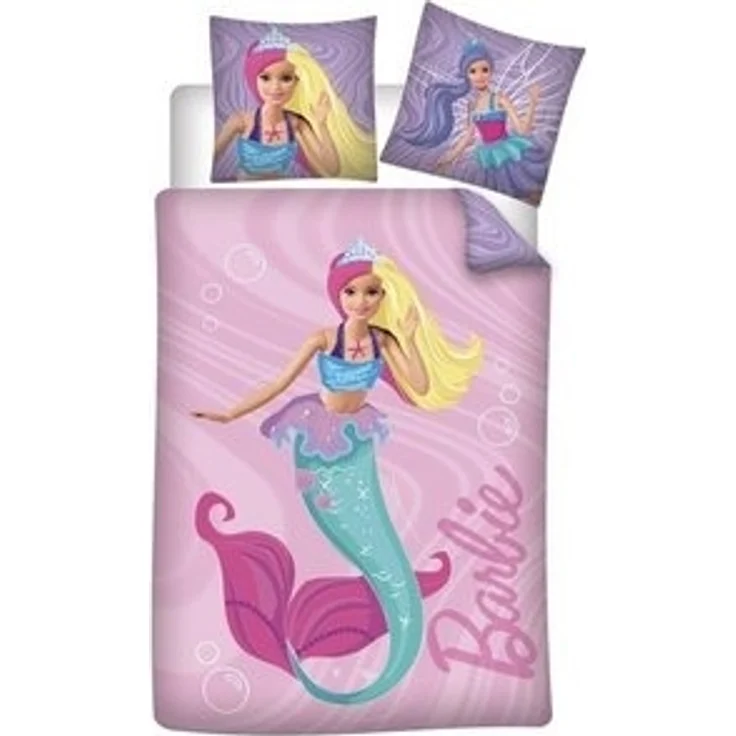 Barbie Bettwäsche Barbie and Friends Kinder Bettwäsche 2tlg Set, 2 teilig, Deckenbezug 135-140x200 cm Kissenbezug: 65X65 cm – Bild 4